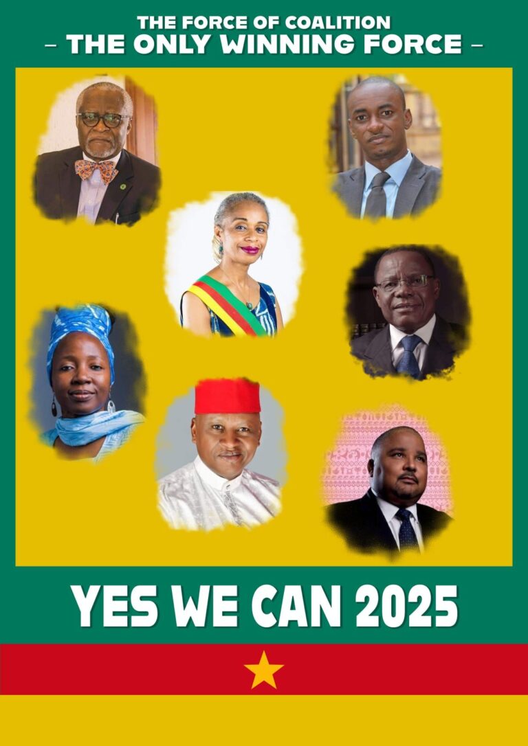 APPEL A L’UNITE : POUR UNE COALITION FORTE DE L’OPPOSITION AU CAMEROUN