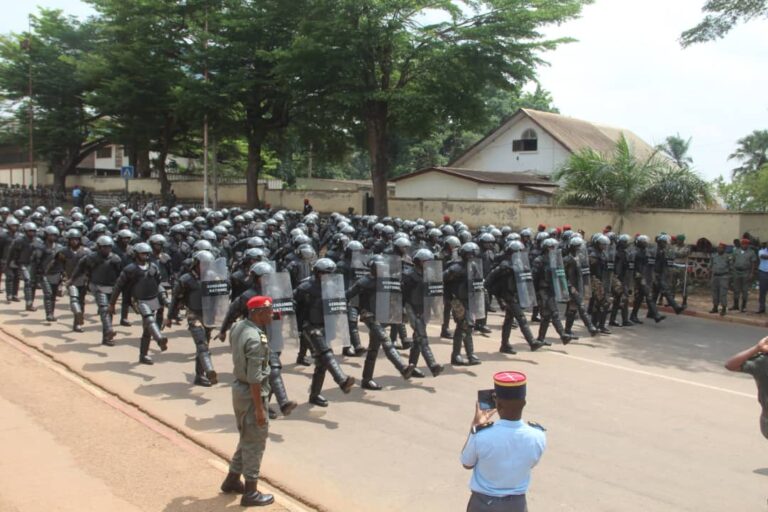 LA GENDARMERIE NATIONALE EN PLEINE PREPARATION POUR LA FETE DE L’UNITE AU CAMEROUN