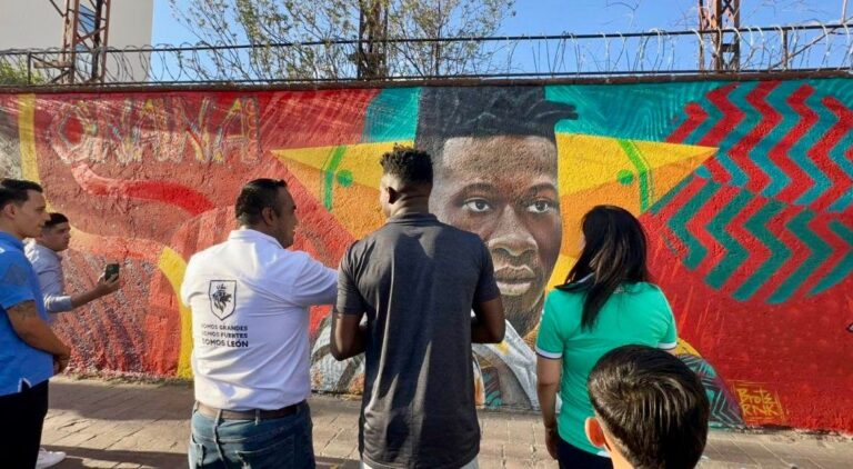 LA FRESQUE D’ANDRE ONANA DEVOILEE A LEON : UN HOMMAGE A L’EXCELLENCE